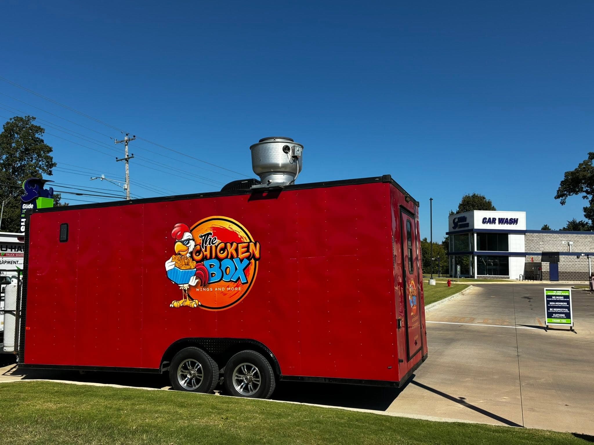 The Chicken Box trailer at a Memphis stop